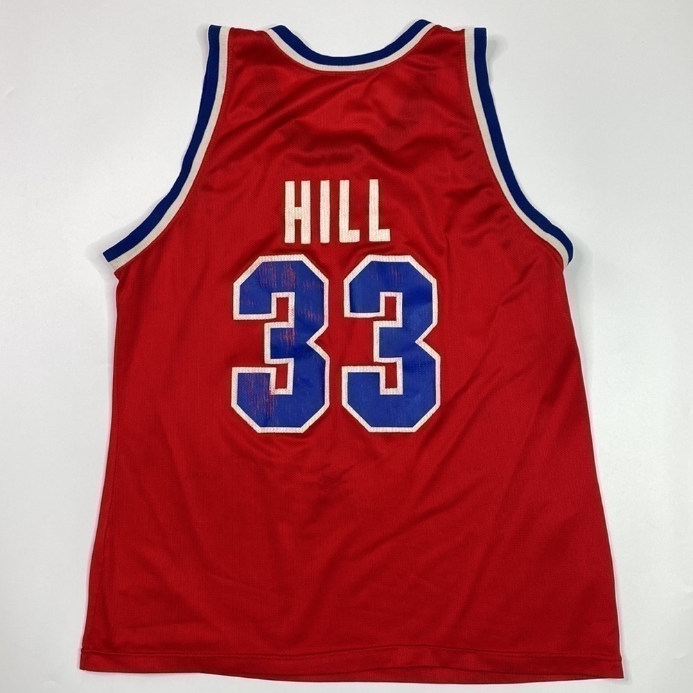 Vintage Champion Detroit Pistons Grant Hill Jersey Size 44 - Picture 6 of 8